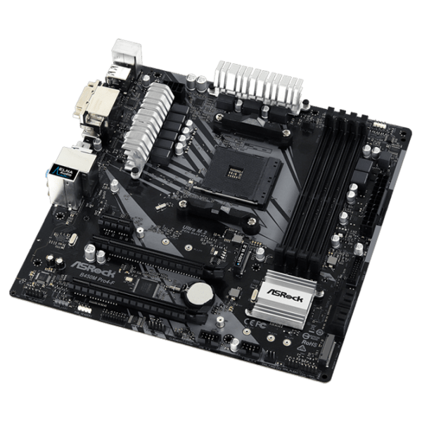 Материнская плата ASRock B450M PRO4-F mATX  photo 2