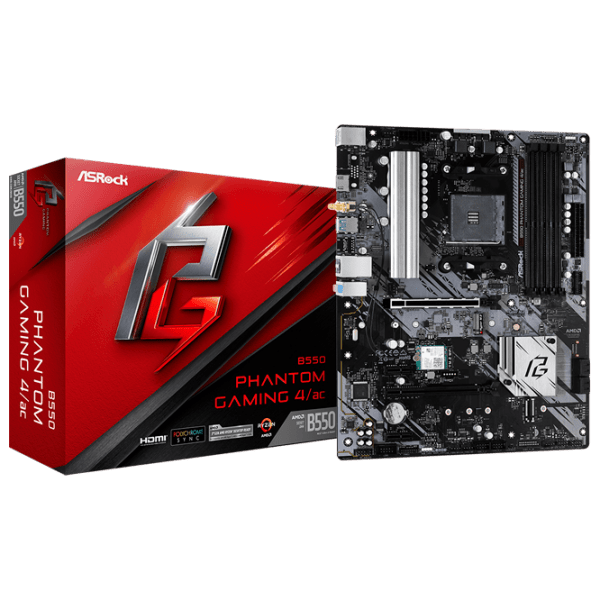Материнская плата ASRock B550 PHANTOM GAMING 4/ AC ATX  photo 5