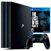 Consolă pentru jocuri Sony Playstation 4 PRO Black + The Last of Us Part II HDD , RAM 8 GB