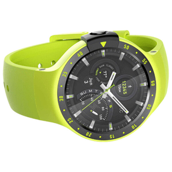 Умные часы Mobvoi Ticwatch S Желтый 1.4" | 45 мм | Силикон| WF12066 photo 3