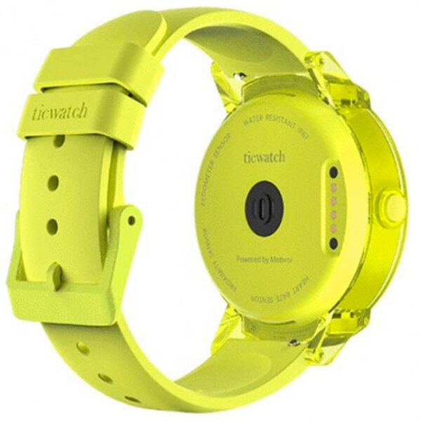 Ceas inteligent Mobvoi Ticwatch E Bright Yellow 1.4" | 44mm | Aluminiu/ Silicon| WF12086 photo 5