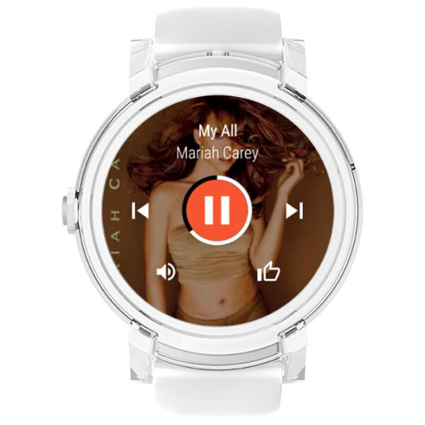 Ceas inteligent Mobvoi Ticwatch E White 1.4" | 44mm | Aluminiu/ Silicon| WF12086 photo 3
