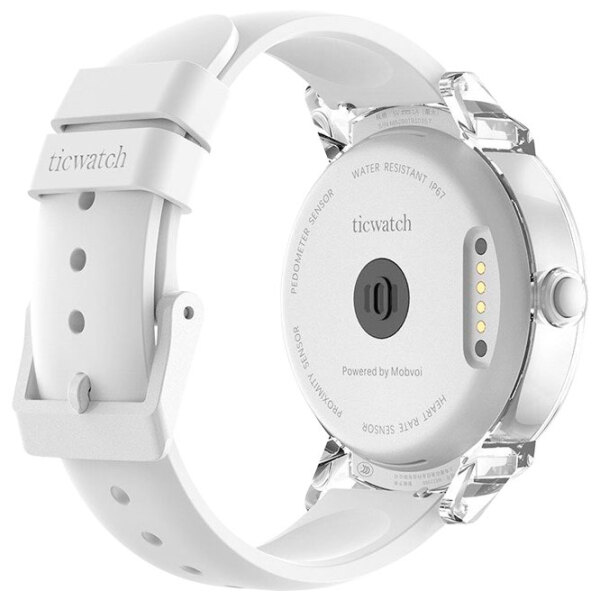 Ceas inteligent Mobvoi Ticwatch E White 1.4" | 44mm | Aluminiu/ Silicon| WF12086 photo 4