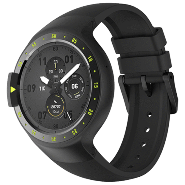 Умные часы Mobvoi Ticwatch S Черный 1.4" | 45 мм |/ Силикон| WF12066 photo 1