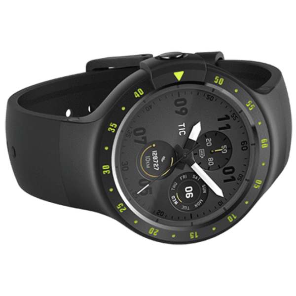 Умные часы Mobvoi Ticwatch S Черный 1.4" | 45 мм |/ Силикон| WF12066 photo 4