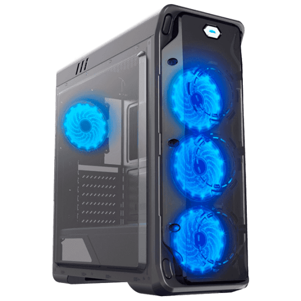Calculator de jocuri Navigator 03125, Black Blue Intel i5-9400F 16GB 2TB + 256GB RTX2060 6GB photo 1