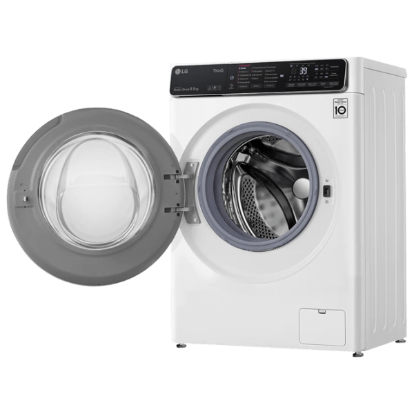 Mașină de spălat LG F2T9GW9W White 8.5 kg, 1200 rpm, A (old) photo 6