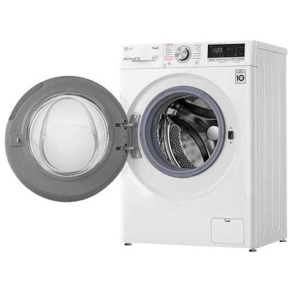 Mașină de spălat cu uscător LG F4V5TG0W White 8 kg, 1400 rpm, A photo 7