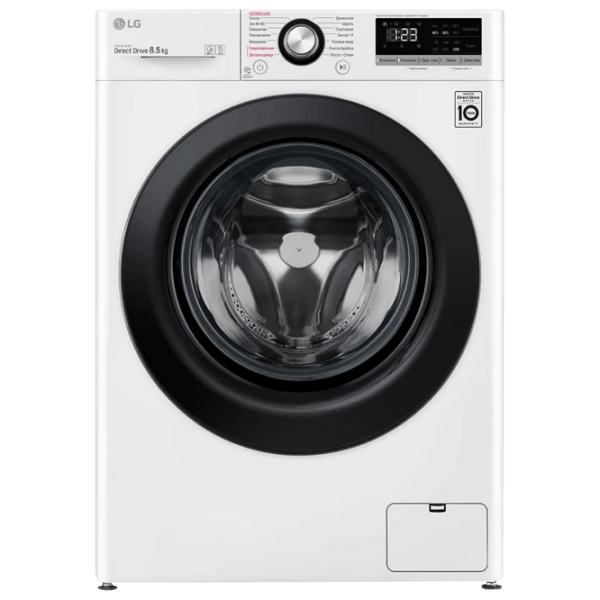 Mașină de spălat LG F2V3GS6W White 8.5 kg, 1200 rpm, A (old) photo 1