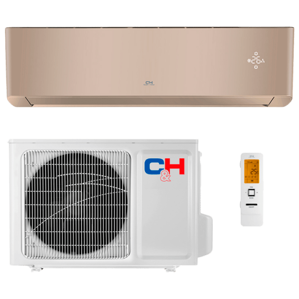 Aparat de aer condiționat Cooper&Hunter CH-S24FTXAM2S Supreme Inverter Gold 70 m² | 24000 BTU | Gold photo 2
