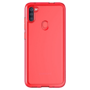 Чехол для смартфона Samsung Galaxy A11 (Araree) Прозрачный Красный Samsung, TPU, Back