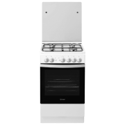 Aragaz Indesit IS5G1PMW/E White Tipul plitei: Pe gaz, 59 l, Tipul cuptorului: Pe gaz