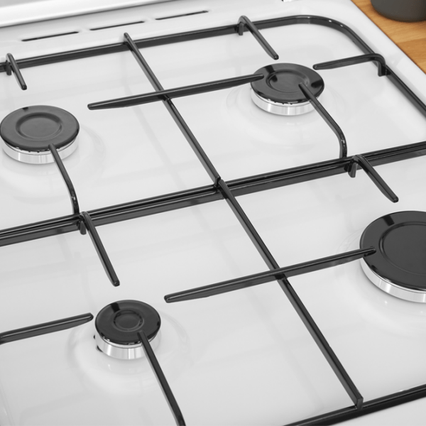 Aragaz Indesit IS5G1PMW/E White Tipul plitei: Pe gaz, 59 l, Tipul cuptorului: Pe gaz photo 4
