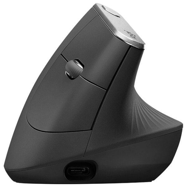 Mouse Logitech MX Vertical Black Fără fir, 4000 dpi photo 2