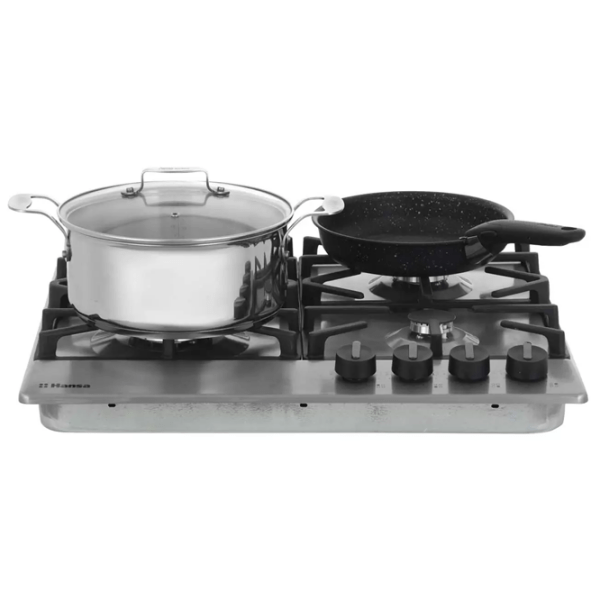Plită încorporabilă pe gaz Hansa BHGI650550 Inox Inox, Gratare: Fontă photo 3