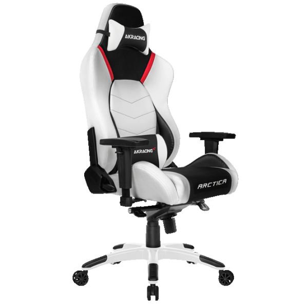 Scaun Gaming AKRACING Premium 00032779 White Black  photo 2