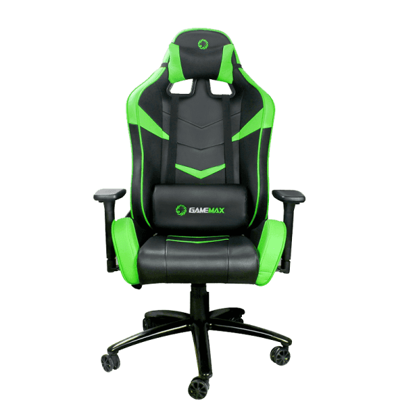 Scaun Gaming Gamemax GCR08 Green Black  photo 1