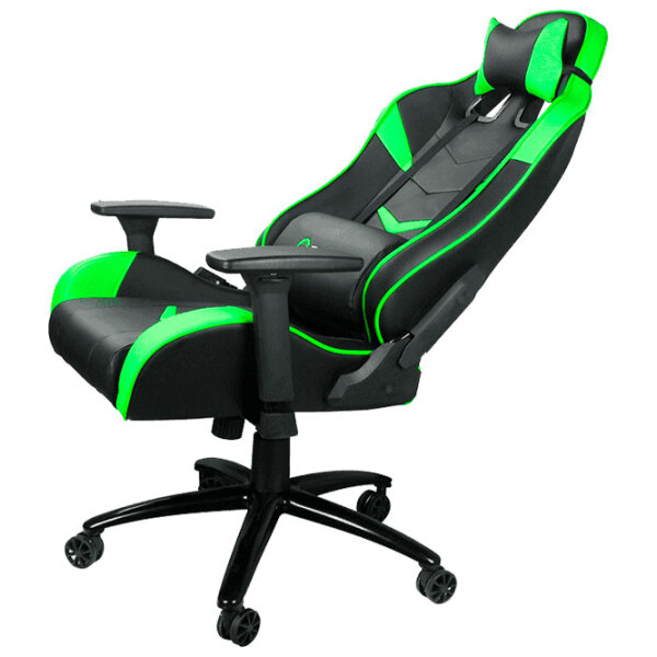 Scaun Gaming Gamemax GCR08 Green Black  photo 4