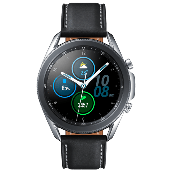 Ceas inteligent Samsung Galaxy Watch 3 Silver 1.4" | 45 mm | Oțel inoxidabil/ Piele
| R840 photo 3