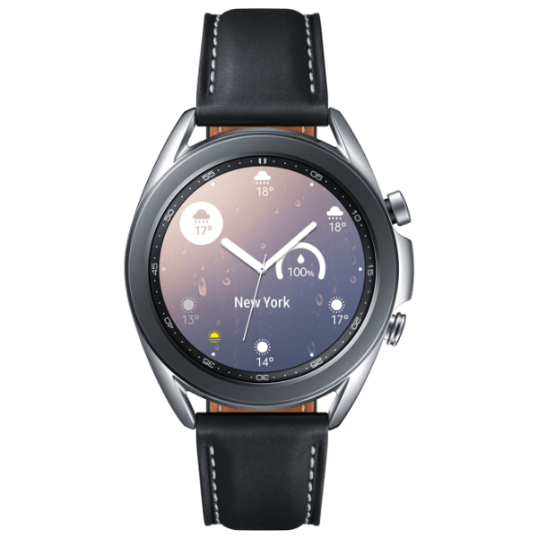 Умные часы Samsung Galaxy Watch 3 Серебристый 1.2" | 41 мм | Нержавеющая сталь/ Кожа
| R850 photo 3