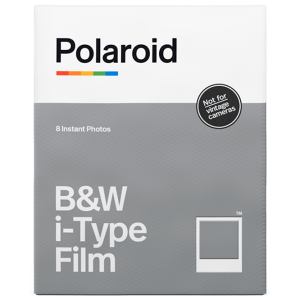 Фотобумага для Polaroid I-Type (8шт.) Белый Черно-белое photo 1