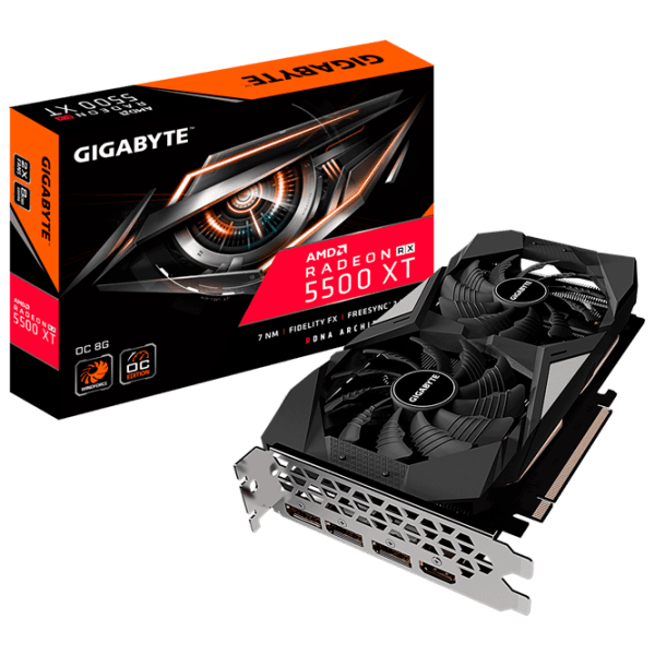 Видеокарта Gigabyte Radeon RX 5500XT 8ГБ GDDR6 OC  photo 3