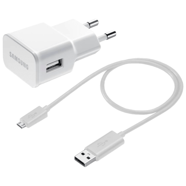 Сетевое зарядное устройство Samsung ETA-U90EWE microUSB (15 Вт) Белый 2 A / Белый photo 1