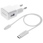 Сетевое зарядное устройство Samsung ETA-U90EWE microUSB (15 Вт) Белый 2 A / Белый