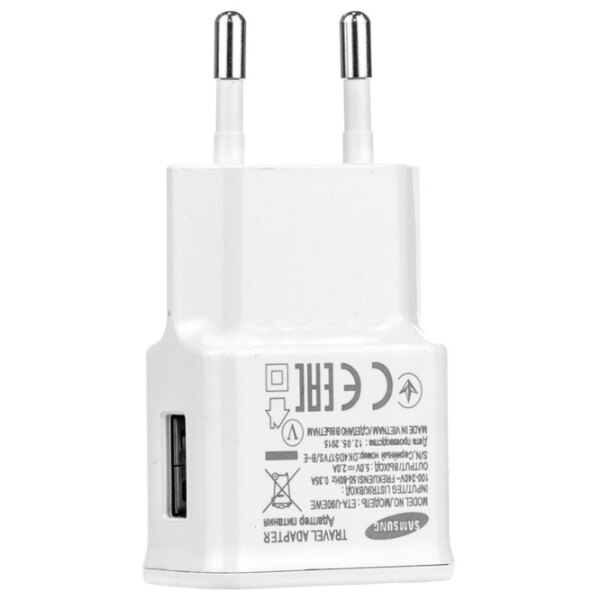 Сетевое зарядное устройство Samsung ETA-U90EWE microUSB (15 Вт) Белый 2 A / Белый photo 4