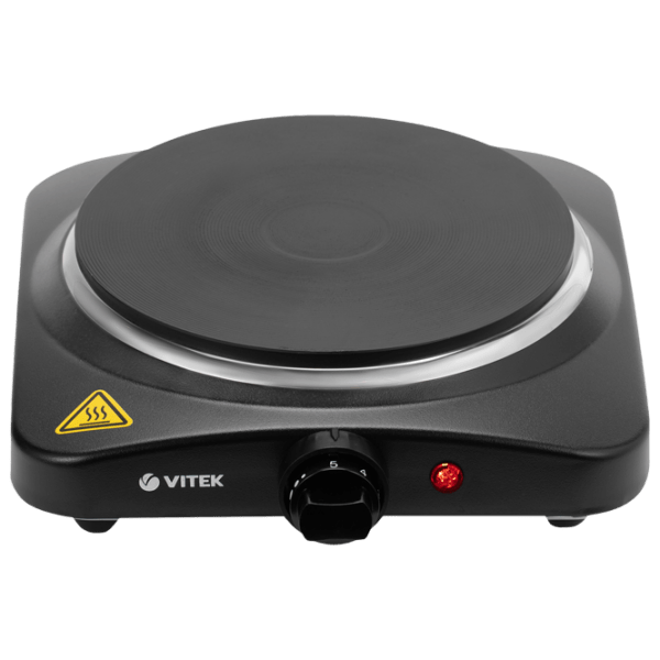 Vitek VT-3703 Black Electrică, Oțel emailat photo 1