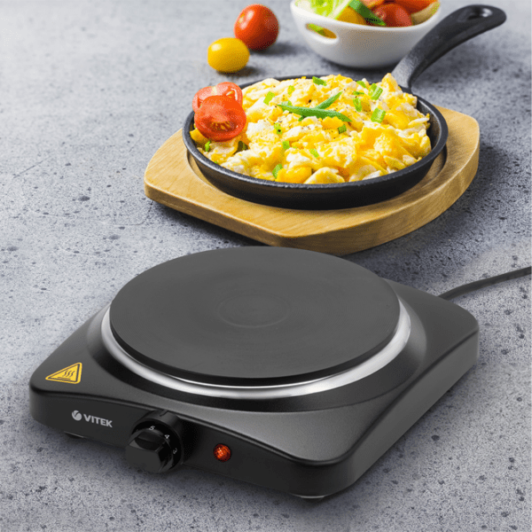 Vitek VT-3703 Black Electrică, Oțel emailat photo 5