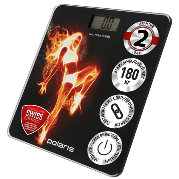 Cântar de podea Polaris PWS 1877DG Black 180 kg / Black photo 4