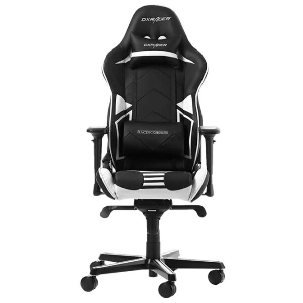 Scaun Gaming DXRacer Racing GC-R131-NW-V2 White Black  photo 3