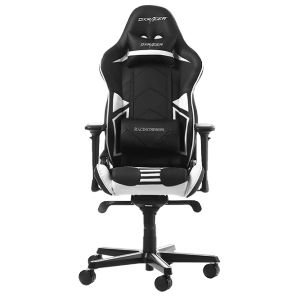 Scaun Gaming DXRacer Racing GC-R131-NW-V2 White Black  photo 6