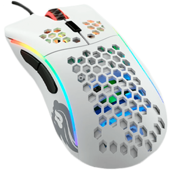 Mouse Glorious Model D Matte White Cu fir / 12000 dpi photo 3