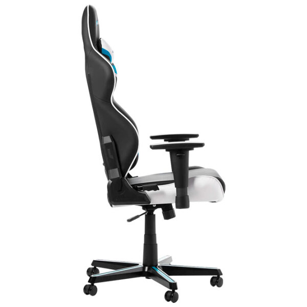 Scaun Gaming DXRacer GC-R288-NBW-Z1 Black Blue  photo 3