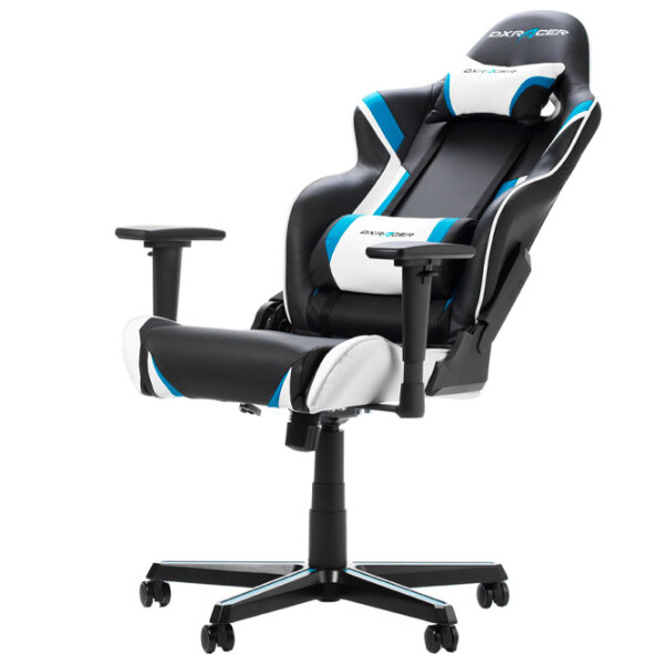 Scaun Gaming DXRacer GC-R288-NBW-Z1 Black Blue  photo 5