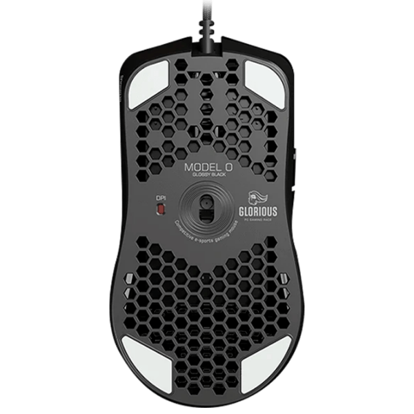 Mouse Glorious Model O Matte Black Cu fir / 12000 dpi photo 4