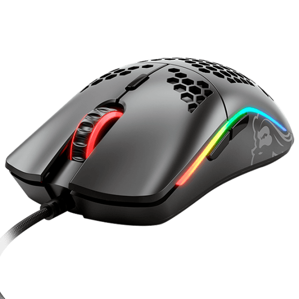 Mouse Glorious Model O Matte Black Cu fir / 12000 dpi photo 5