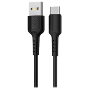 Кабель для телефона Borofone BX-16 USB Type-A/ USB Type-C Черный 