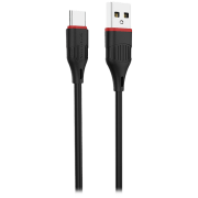 Кабель для телефона Borofone BX-17 USB Type-A/ USB Type-C Черный 
