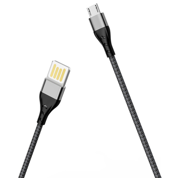Cablu pentru telefon Borofone BU-11 USB Type-A/ microUSB Black  photo 4