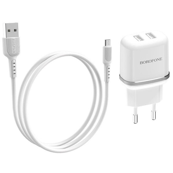Сетевое зарядное устройство Borofone BA25A Черный  / Черный photo 4