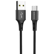 Кабель для телефона Borofone BX-20 USB Type-A/ USB Type-C Черный 