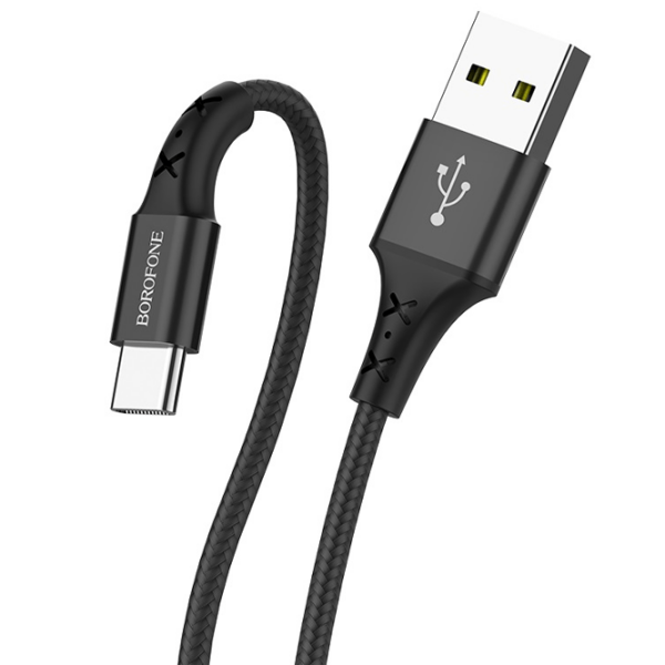 Кабель для телефона Borofone BX-20 USB Type-A/ USB Type-C Черный  photo 2