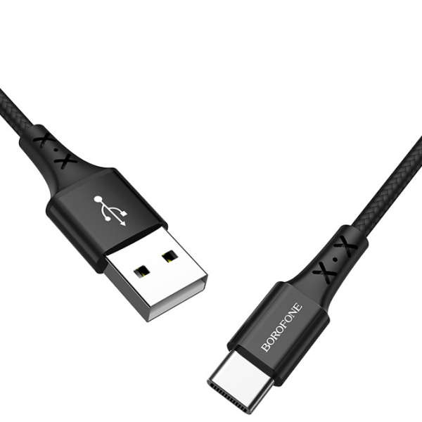 Кабель для телефона Borofone BX-20 USB Type-A/ USB Type-C Черный  photo 3