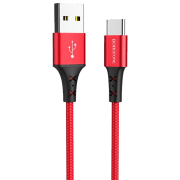Кабель для телефона Borofone BX-20 USB Type-A/ USB Type-C Красный 