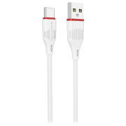 Cablu pentru telefon Borofone BX-17 USB Type-A/ USB Type-C White 