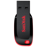 Флэшка USB SanDisk Cruzer Blade 32 ГБ Черный USB 2.0, Пластик
