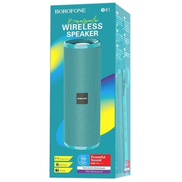 Boxă portabilă Borofone BR1 Blue 1 x 5 W photo 3